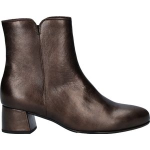 Gabor 073 Enkellaarsjes - Dames - Bruin - Suède - Blokhak 6 cm