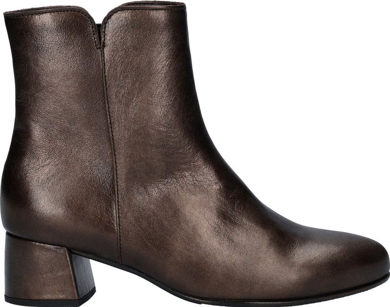 Gabor 073 Enkellaarsjes - Dames - Bruin - Suède - Blokhak 6 cm