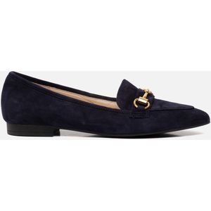 Gabor Instappers blauw Suede