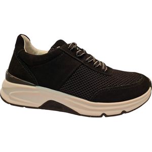 Gabor rollingsoft sensitive 46.897.37 - dames rollende wandelsneaker - zwart - maat 42.5 (EU) 8.5 (UK)