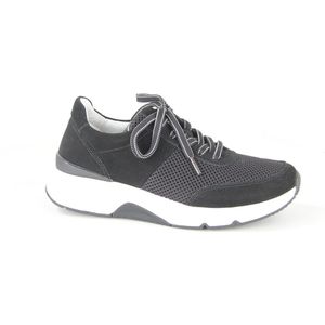 Gabor rollingsoft sensitive 46.897.37 - dames rollende wandelsneaker - zwart - maat 43 (EU) 9 (UK)