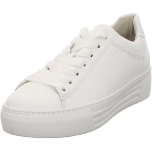 Gabor, Witte Leren Sneakers voor Dames Wit, Dames, Maat:42 1/2 EU