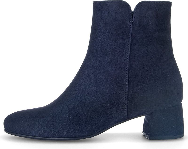 Gabor - Laarsjes - Blauw - Geitensuèdeleer - Met Ritssluiting