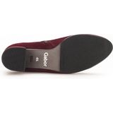 Gabor - Laarsjes - Rood - Geitensuèdeleer - Met Ritssluiting