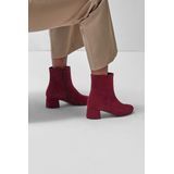 Gabor - Laarsjes - Rood - Geitensuèdeleer - Met Ritssluiting