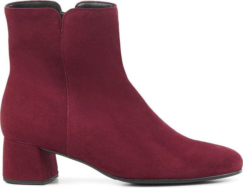 Gabor - Laarsjes - Rood - Geitensuèdeleer - Met Ritssluiting