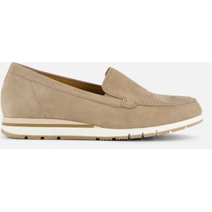 Gabor Instappers beige Nubuck - Dames - Maat 38