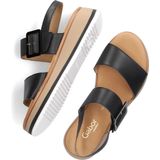 Gabor - 42.744 Sandalen - Zwart - Leer