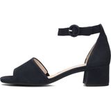 Gabor - Comfort Sandalen - Donkerblauw - Suède - Verstelbaar Enkelbandje
