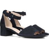 Gabor - Comfort Sandalen - Donkerblauw - Suède - Verstelbaar Enkelbandje