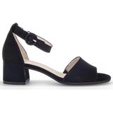 Gabor Sandalen met hak zwart Suede - Dames