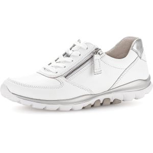 Gabor rollingsoft sensitive 46.968.51 - dames rollende wandelsneaker - wit - maat 41 (EU) 7.5 (UK)