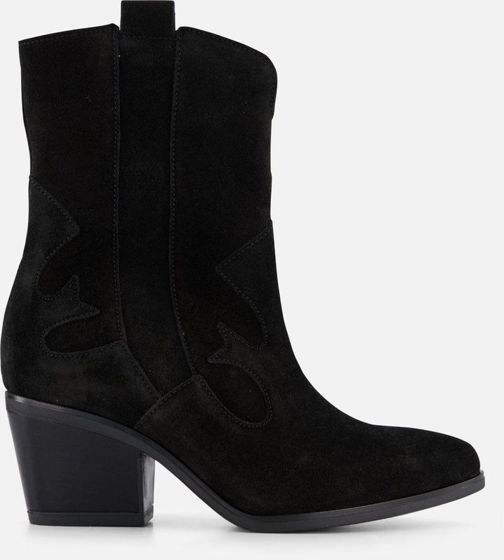 Gabor Cowboylaarzen zwart Suede - Dames