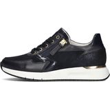 Gabor - 448 - Sneakers - Donkerblauw/Zwart - Gladleer/Suède