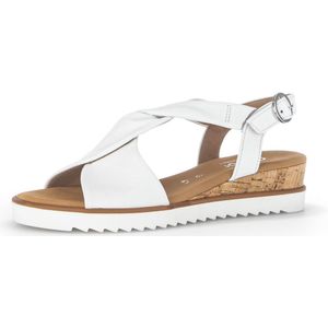 Gabor 751.1 Sandalen - Dames - Wit - Maat 42,5