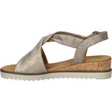 Gabor - Dames Sandalen - Zacht Suède - Knoopdetail - Verstelbare Banden