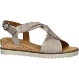 Gabor - Dames Sandalen - Zacht Suède - Knoopdetail - Verstelbare Banden