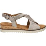 Gabor - Dames Sandalen - Zacht Suède - Knoopdetail - Verstelbare Banden