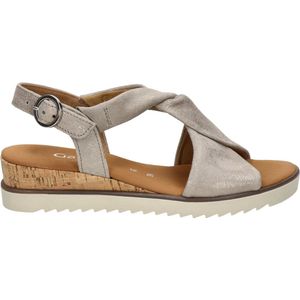 Gabor - Dames Sandalen - Zacht Suède - Knoopdetail - Verstelbare Banden