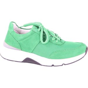 Gabor rollingsoft sensitive 897 - dames rollende wandelsneaker - groen