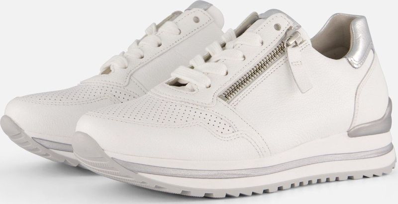 Gabor 528 Lage Sneakers - Leren Sneaker - Dames - Wit