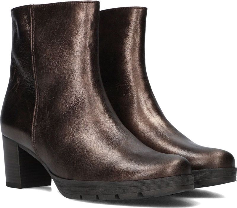 Gabor 071 Enkellaarsjes - Enkelboots met rits - Dames - Bruin