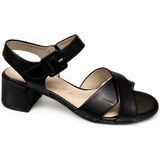 Gabor 42.913.27 Lammnappa Schwarz-pupms gabor-sandaal met hak gabor-open pumps gabor MT 38