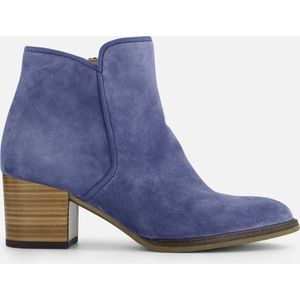 Gabor Enkellaarsjes blauw Suede - Dames - Maat 38