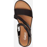 Gabor - Comfort - Sandalen - Zwart - Leer