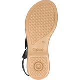 Gabor - Comfort - Sandalen - Zwart - Leer