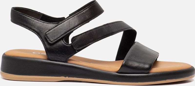 Gabor - Comfort - Sandalen - Zwart - Leer