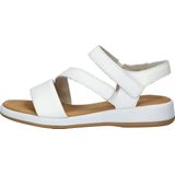 Gabor Comfort Dames Sandaal - Wit - Verstelbare Band met Klittenband