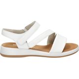Gabor Comfort Dames Sandaal - Wit - Verstelbare Band met Klittenband