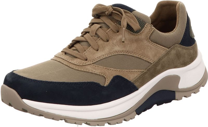 Gabor Rollingsoft Sneaker 8000.15.21 Blauw Groen Zand Combi