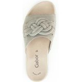 Muiltjes - Effen - Leer/Suède - Open Toe - Platte Hak