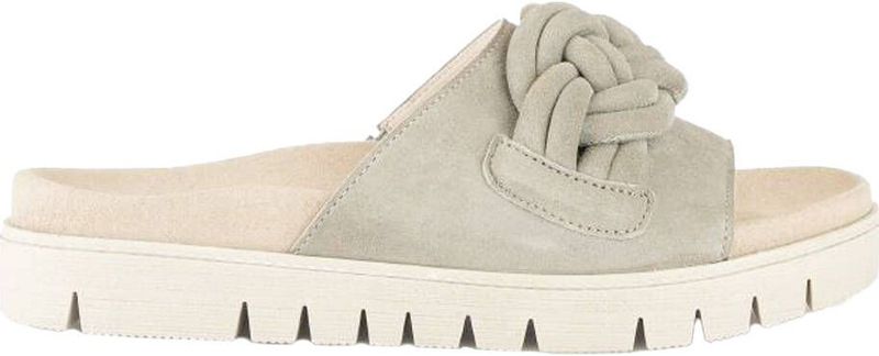 Muiltjes - Effen - Leer/Suède - Open Toe - Platte Hak