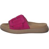 Gabor - Open Casual Slippers - Roze - Suède Bovenwerk, Leren Voering