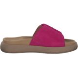 Gabor - Open Casual Slippers - Roze - Suède Bovenwerk, Leren Voering