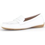 Gabor - Slip-On Loafers - Wit - Leer