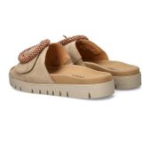 Gabor - Dames Slipper - Suede - Kleur: Zwart - Leer Voetbed