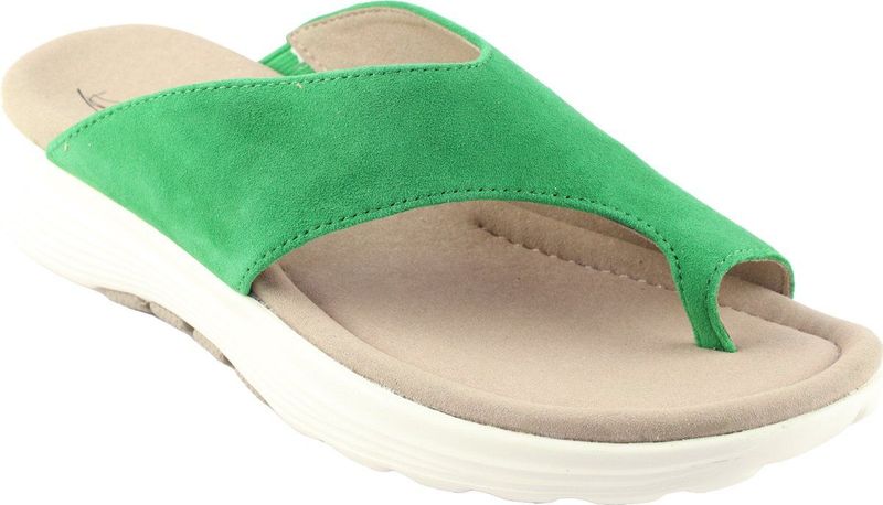 Gabor rollingsoft sensitive 812 - dames slipper - groen