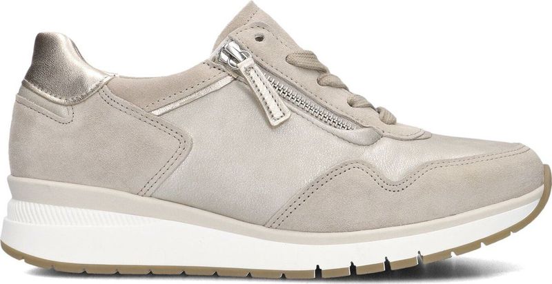 Gabor - Sneakers - Beige - Synthetisch materiaal - Leren voering