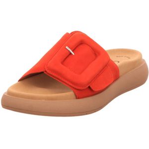 Merk - Muiltjes - Effen - Leer/Suède - Anatomisch Vormgegeven Voetbed