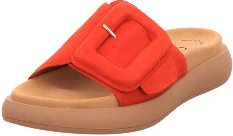 Merk - Muiltjes - Effen - Leer/Suède - Anatomisch Vormgegeven Voetbed