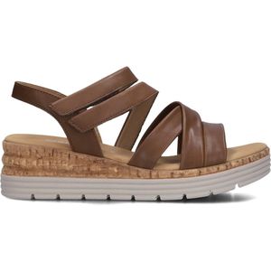 Gabor - 702.2 - Sandalen - Camel - Leer - Kurken Zool
