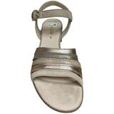 Gabor - Zomersandalen - Beige - Goud - Suède - Meerdere Bandjes
