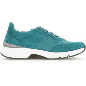 Gabor rollingsoft sensitive 46.897.32 - dames rollende wandelsneaker - blauw - maat 38.5 (EU) 5.5 (UK)