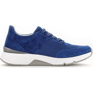 Gabor rollingsoft sensitive 46.897.46 - dames rollende wandelsneaker - blauw - maat 42 (EU) 8 (UK)