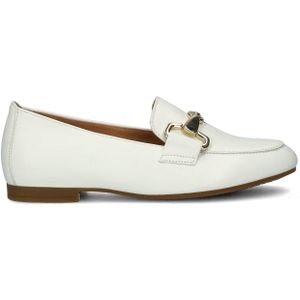 Gabor - 211 - Instappers - Wit - Suèdelook - Leren Voetbed