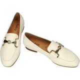 Gabor - 211 - Instappers - Wit - Suèdelook - Leren Voetbed